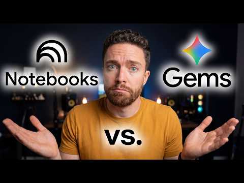 Gems vs. Notebooks in Gemini (When To Use Each)