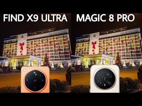 Oppo Find X9 Ultra VS Honor Magic 8 Pro Camera Test