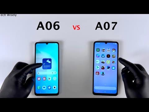 SAMSUNG A06 vs A07 in 2026 - Speed Test