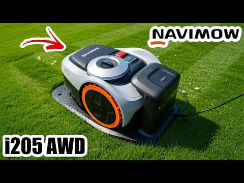 I Stopped Cutting My Grass for Weeks… This Robot Took Over (Navimow i205 AWD)