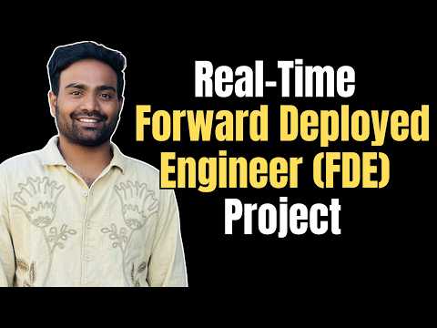 Real-Time Forward Deployed Engineer (FDE) project using an E-Commerce Application
