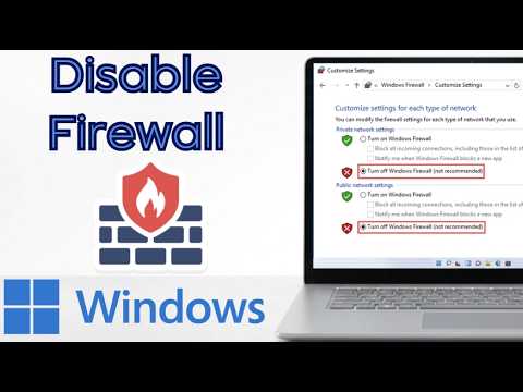 How to Disable Firewall on PC 2026