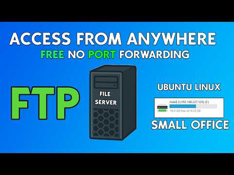 SETUP FREE Home FTP Cloud Server | No PORT Forwarding Needed