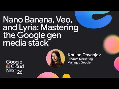 Nano Banana, Veo, and Lyria: Mastering the Google gen media stack