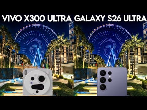 Vivo X300 Ultra VS Samsung Galaxy S26 Ultra Camera Test
