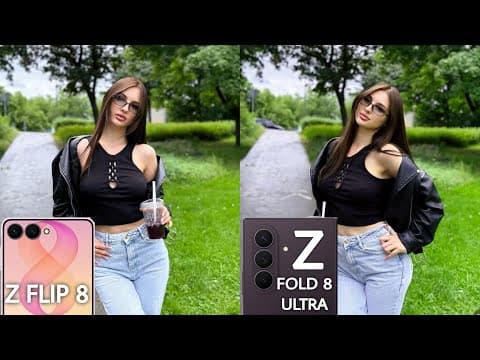 Samsung Galaxy Z Flip 8 VS Samsung Galaxy Z Fold 8 Ultra Camera Test Comparison