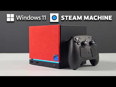 Windows 11 On The Steam Machine! Is It Faster Than SteamOS?