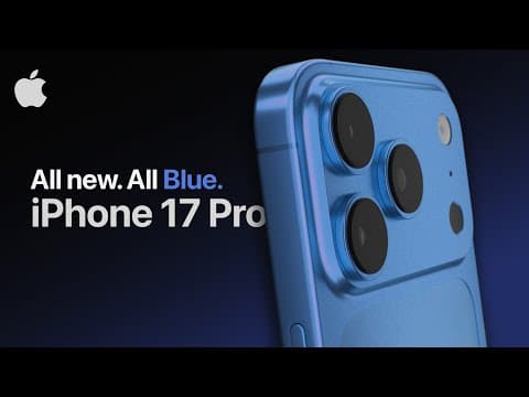 iPhone 17 Pro | All new. All blue.