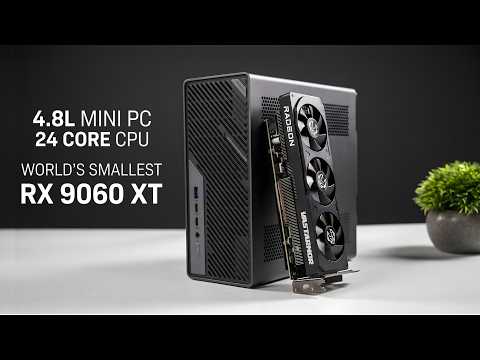 This 4.8L Mini PC Has a Low Profile RX 9060 XT!