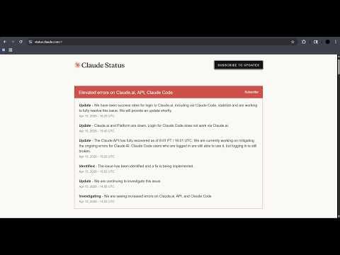 Claude Services Down: Anthropic Outage News Today April 2026, API & Claude Code Errors Explained