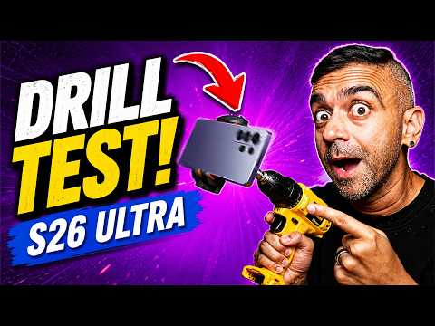 I Put My S26 Ultra on a DRILL! | Samsung Horizontal Lock Test