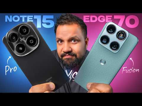 Motorola Edge 70 Fusion vs REDMI Note 15 Pro - Which ₹30K Smartphone Should You Buy?