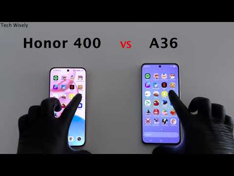 Honor 400 vs SAMSUNG A36 - Speed Test