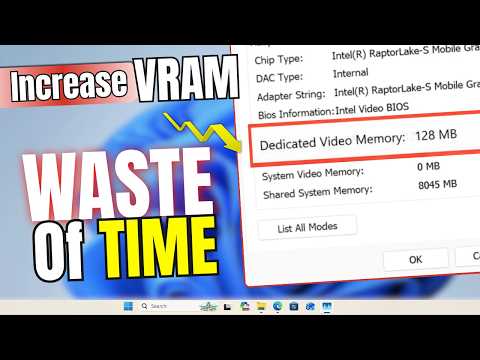 Increase Dedicated VRAM in Windows 11 — Worth It or a Waste of Time?