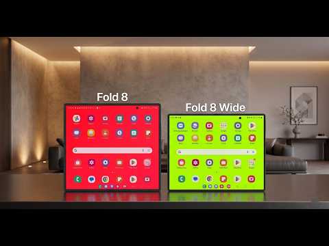Galaxy Z Fold 8 Wide vs Galaxy Z Fold 8: MAKE UP YOUR MIND!