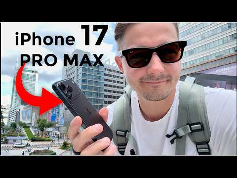 Black iPhone 17 Pro Max - IN MY HAND!