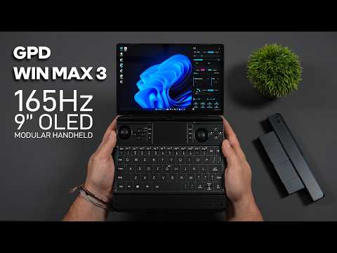 GPD Win MAX 3 Hands On First Look! A New 9" OLED Modular Handheld!