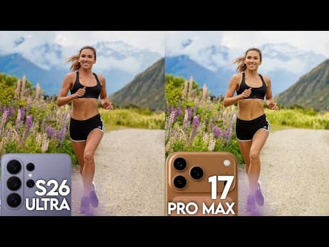 Samsung Galaxy S26 Ultra VS iPhone 17 Pro Max Video Stablization Test