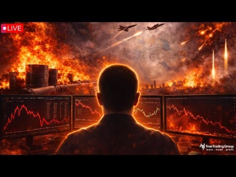 📉 Stock Market Live: Oil Surge, Iran War & How To Make Money Now – LIVE at 4:15pm ET