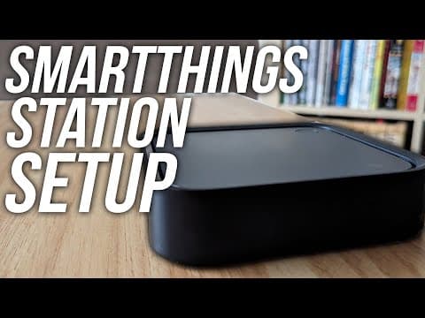 How to Setup and Use the SmartThings Station