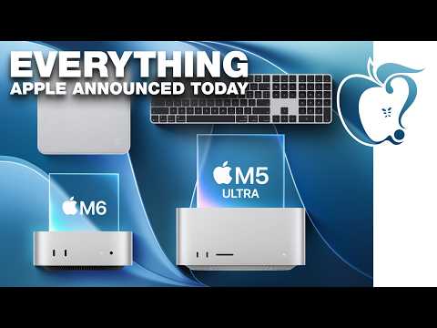 Apple's M6 Chip is HERE! New Mac Mini & Mac Studio Announced