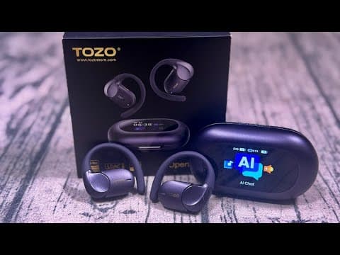 TOZO Open X2 Pro AI Smart Open Ear Earbuds - These are INSANE!