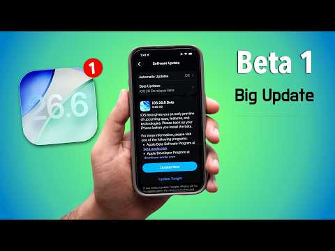 iOS 26.6 Beta 1 Released 🔥 | New Features, Performance, Battery Life (HINDI)