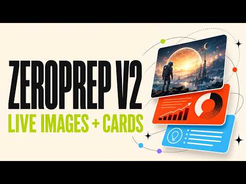 ZeroPrep V2 - Live presentation with images and cards