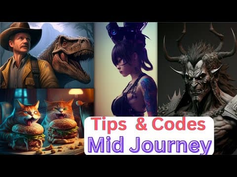 MidJourney Prompt Tips, Codes & Tricks #midjourney #aiart
