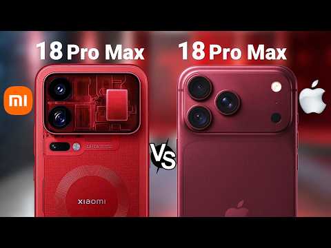 Xiaomi 18 Pro Max vs iPhone 18 Pro Max — Xiaomi Destroys Apple?