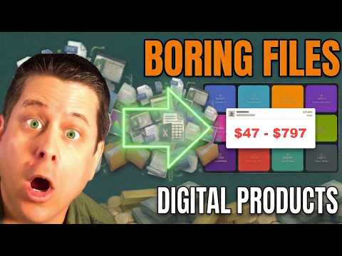 Digital Product Creation - FULLY AUTOMATED? This Is INSANE! (i sell these for 27 - 497 each)