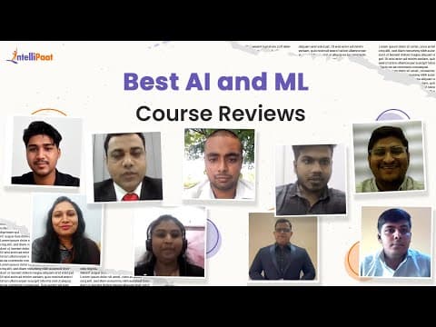 Best Artificial Intelligence and Machine Learning Course Reviews | Intellipaat Career Transition
