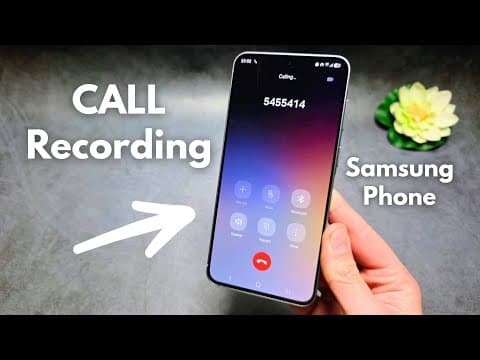 Any SAMSUNG Phone - Enable CALL RECORDING - How to Automatically Record Calls