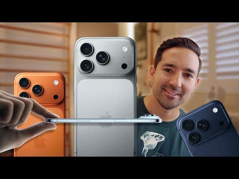 iPhone 17 Pro & iPhone Air Impressions! (They Look Incredible)
