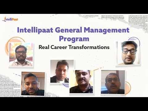 🎯Intellipaat General Management Program | 🔥Real Career Transformation