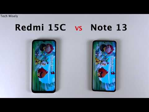 Redmi 15C vs Redmi Note 13 - Speed Test