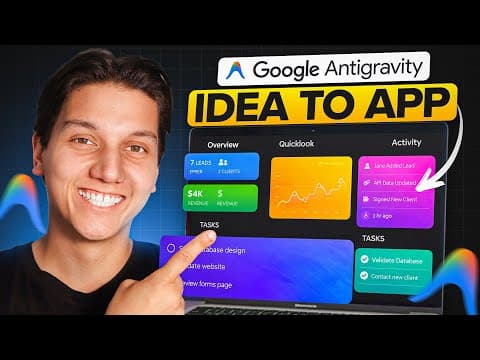 Google Antigravity: Build, Test & Deploy a REAL AI App