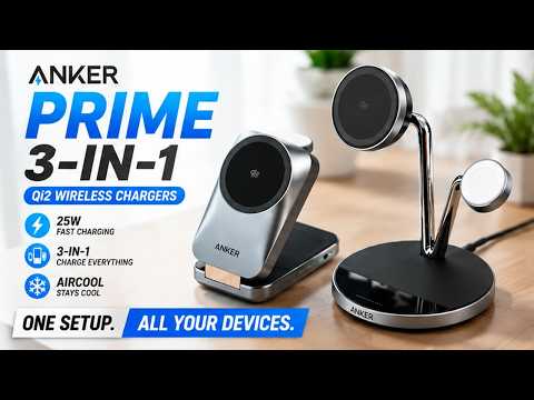 Anker Prime 3-in-1 Wireless Charger – 25W Qi2 Charging is INSANE!