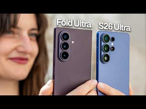 Galaxy Z Fold 8 Ultra vs. S26 Ultra - REAL Day Camera & Battery Test!