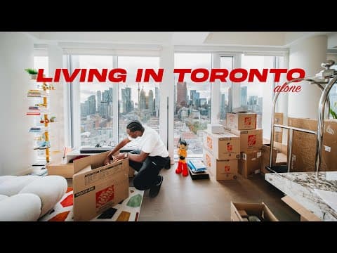 Moving Into My New Downtown Toronto Apartment (Living Alone)