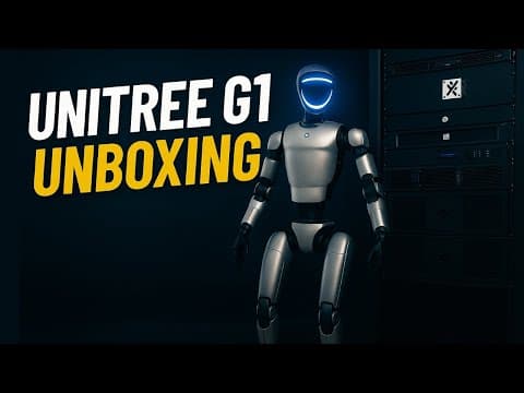 Unboxing the Unitree G1 Edu Humanoid