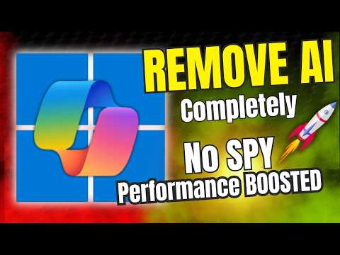 Disable AI Completely on Windows 11 to Fix LAGGING & SLOW Performance