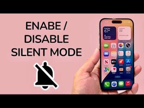 How To Enable / Disable Silent Mode On iPhone