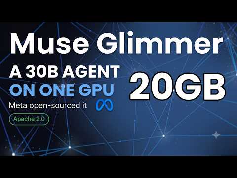 Meta open-sourced Muse Glimmer today: a 30B agentic model