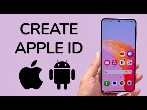 How To Create Apple ID On Android