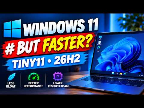 Tiny11 Windows 11 26H2 – The Fastest Windows Yet?