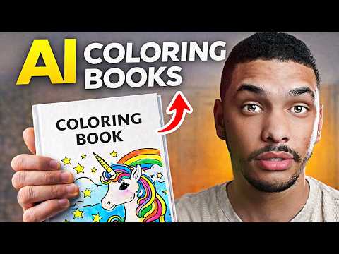 How To Make & Sell Coloring Books on Amazon Using AI (Tutorial)