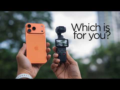 DJI Pocket 4 vs iPhone 17 Pro: What are the diferrences?