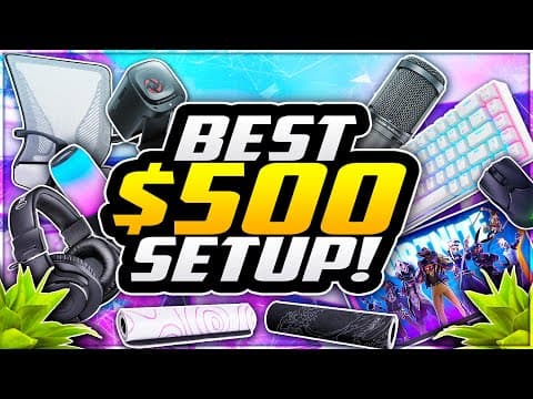 ULTIMATE $500 Budget Gaming Setup! 😱 BEST Gaming Setup Under $500! [2023]