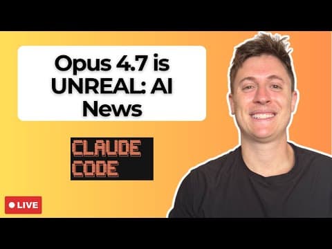 LIVE: Opus 4.7 is incredible, new Codex automated my life, Claude Design is MWAH